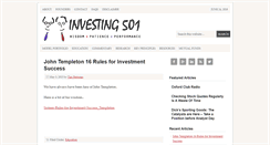 Desktop Screenshot of investing501.com